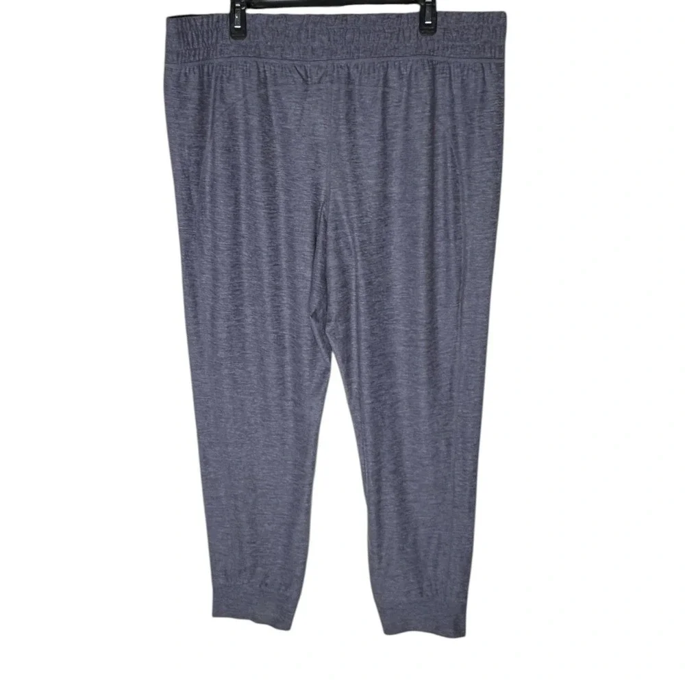 FLX Wander Jogger Womens XXL Long Mauve Sand Purple Gray Mid Rise Slim‎ Fit New